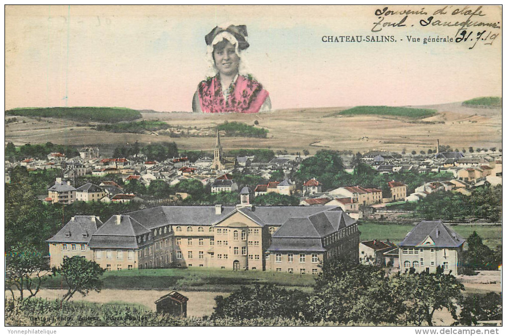 57 - MOSELLE - Chateau Salins - Vue Générale - Chateau Salins