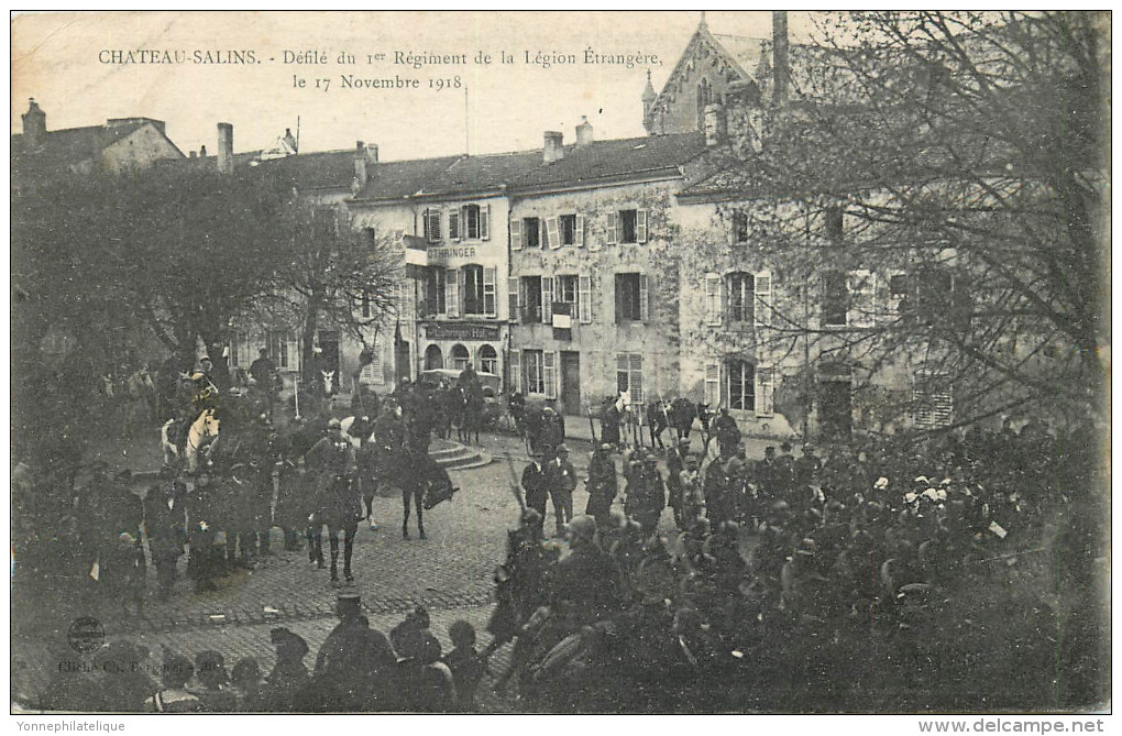 57 - MOSELLE - Chateau Salins - Défilé Régiment De La Légion étrangère - Chateau Salins