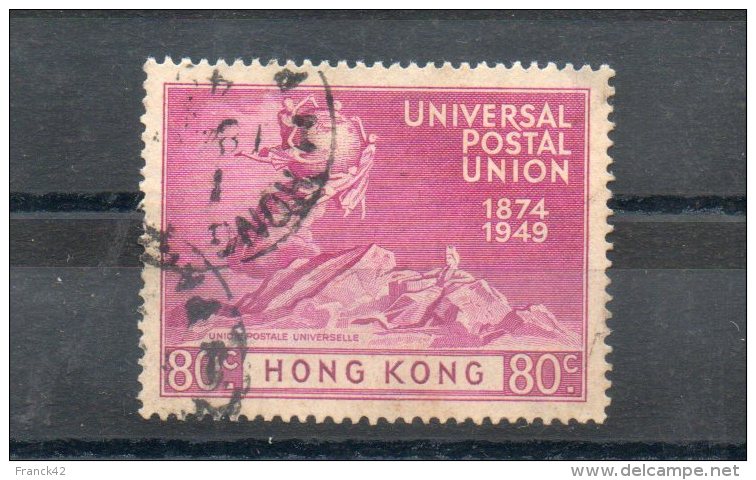 Hong Kong. 80c. Anniversaire De L'UPU. 1874-1949 - Used Stamps