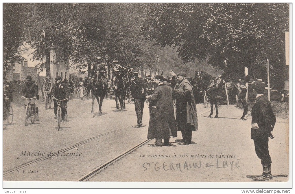 78 - SAINT GERMAIN EN LAYE - Marche De L´Armée  Le Vainqueur à 500 M De L'arrivée - St. Germain En Laye