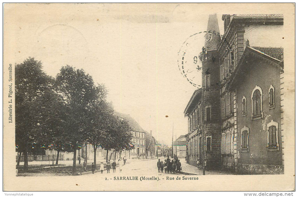 57 - MOSELLE - Sarralbe - Rue De Saverne - Sarralbe