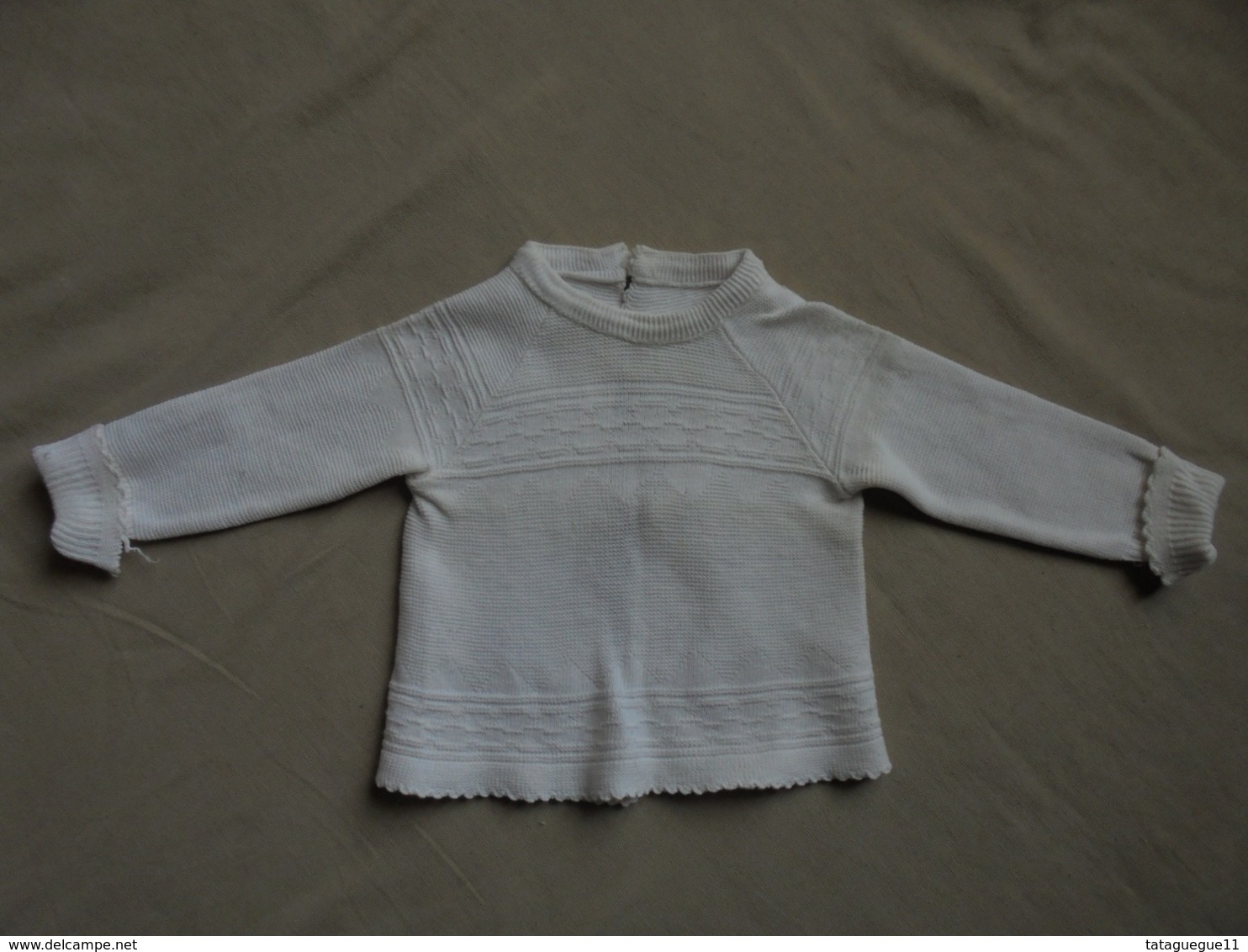 Ancien - Brassière En Coton Pour Bébé, Poupon Années 50 - 1940-1970