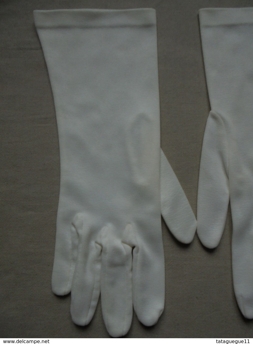 Ancien - Paire De Gants Mi-longs Pour Femme, Soirée, Cérémonie - Other & Unclassified