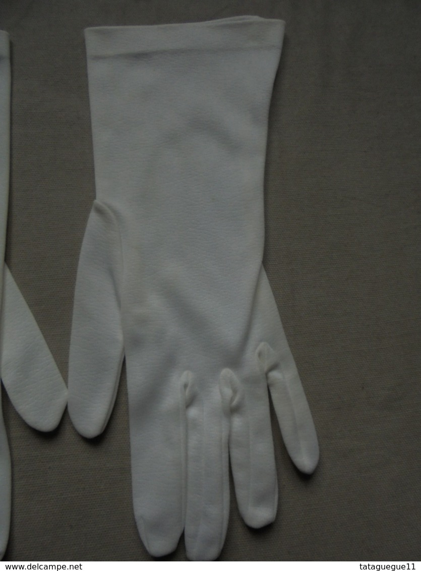 Ancien - Paire De Gants Mi-longs Pour Femme, Soirée, Cérémonie - Sonstige & Ohne Zuordnung