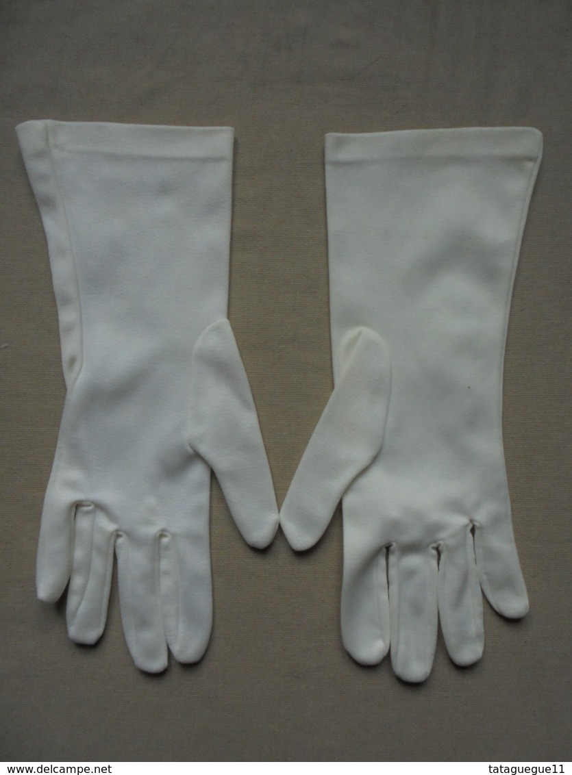 Ancien - Paire De Gants Mi-longs Pour Femme, Soirée, Cérémonie - Sonstige & Ohne Zuordnung