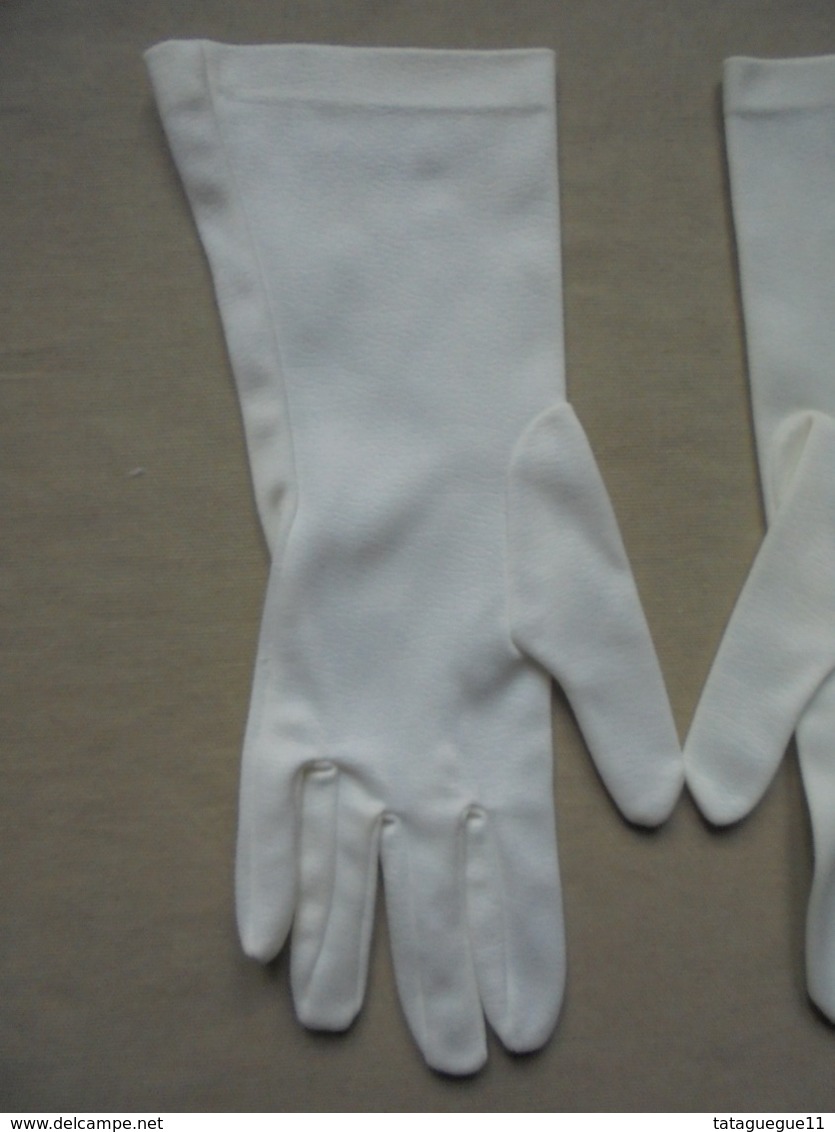 Ancien - Paire de gants mi-longs pour femme, soirée, cérémonie