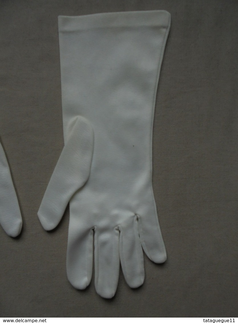 Ancien - Paire de gants mi-longs pour femme, soirée, cérémonie