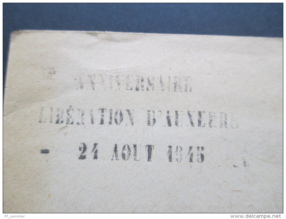 Frankreich Iris 1945 Nr. 659 MeF Umschlag Exposition Fresque De Documents Historiques - 1939-44 Iris