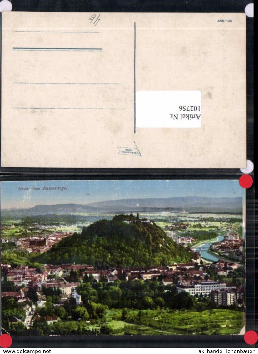 102756,Graz Vom Rainerkogel 1927 - Sonstige & Ohne Zuordnung