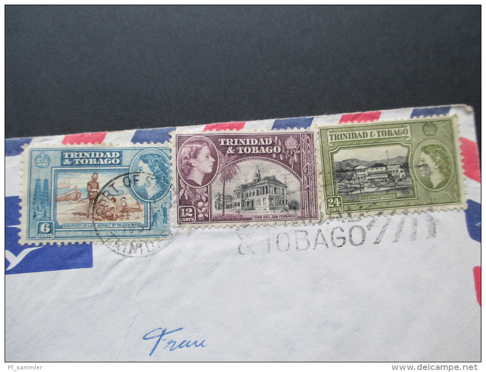 GB Kolonie 1957 MiF Trinidad & Tobago Luftpost / Air Mail - Trinidad & Tobago (...-1961)