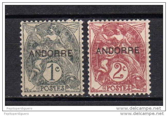 Andorra Francesa 1 Charnela - Used Stamps