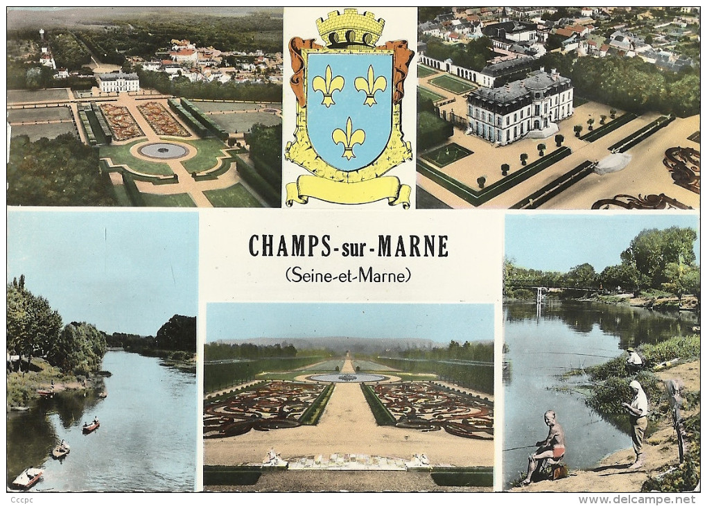 CPM Champs-sur-Marne Vues Multiples - Blason - Andere & Zonder Classificatie