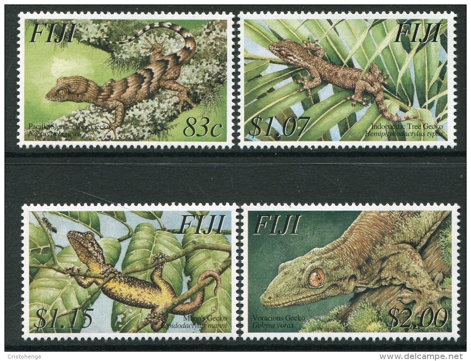 Fiji 2003 Geckos Set MNH - Fiji (1970-...)