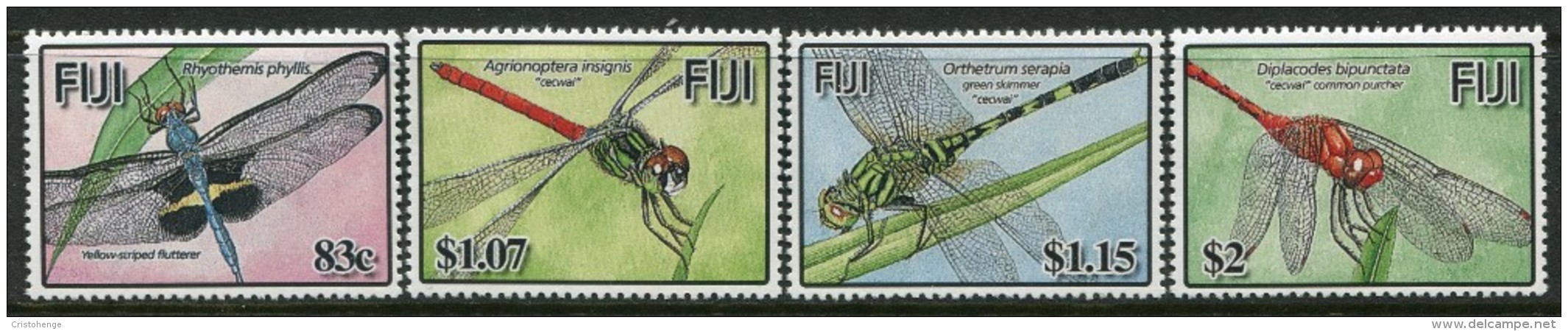 Fiji 2005 Dragonflies Set MNH - Fiji (1970-...)