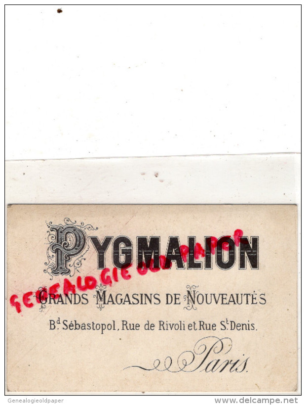 CHROMO -75- PARIS- PYGMALION-GRANDS MAGASINS NOUVEAUTES-BD SEBASTOPOL-RUE RIVOLI-ST DENIS-INONDATION ENFANT - Otros & Sin Clasificación