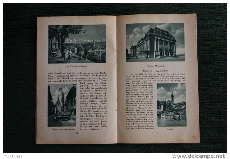 Magnifique Prospectus sur la Ville de BERNE , édité en 1930 par la Sté de Développement de la Ville de BERNE