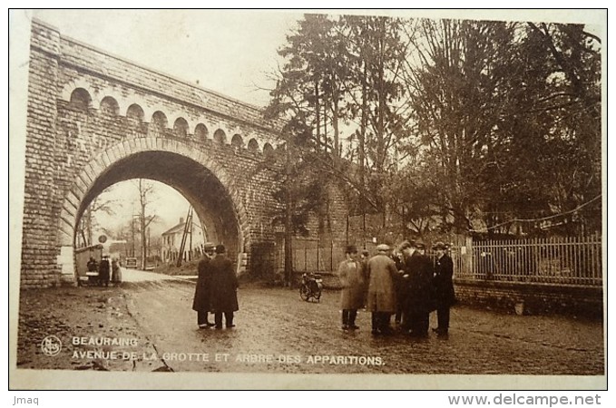 Beauraing, Carte Ancienne, Grotte Et Arbre Des Apparitions - Beauraing