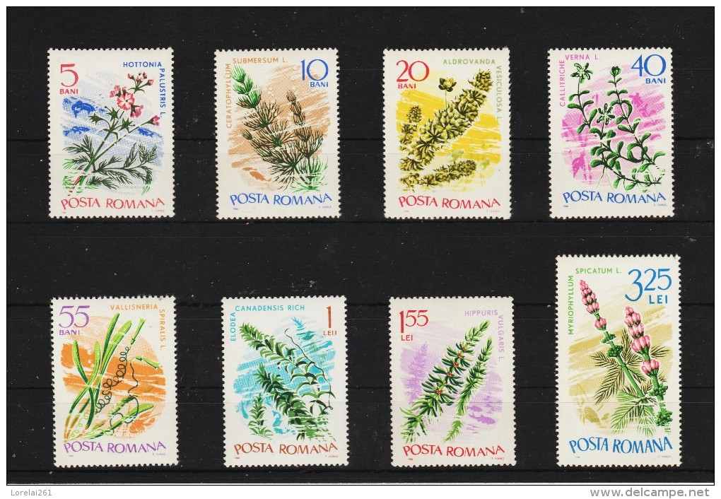 1966 - Flore Aquatique Mi No 2525/2532 Et Yv No 2230/2237 MNH - Ungebraucht