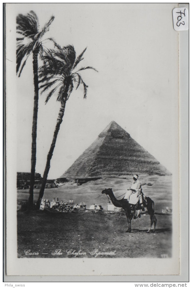 Cairo - The Chevren Pyramid - Pyramides