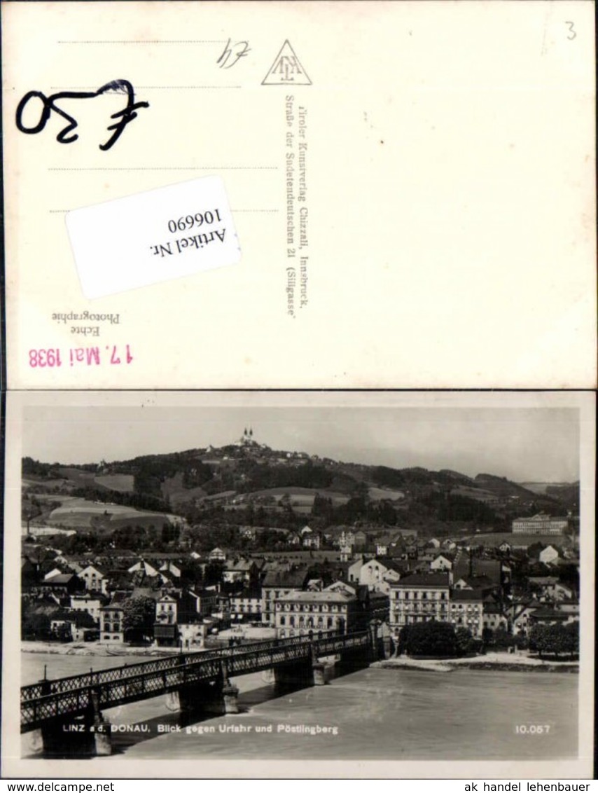 106690,Linz A.d. Donau Blick Nach Urfahr Br&uuml;cke - Sonstige & Ohne Zuordnung