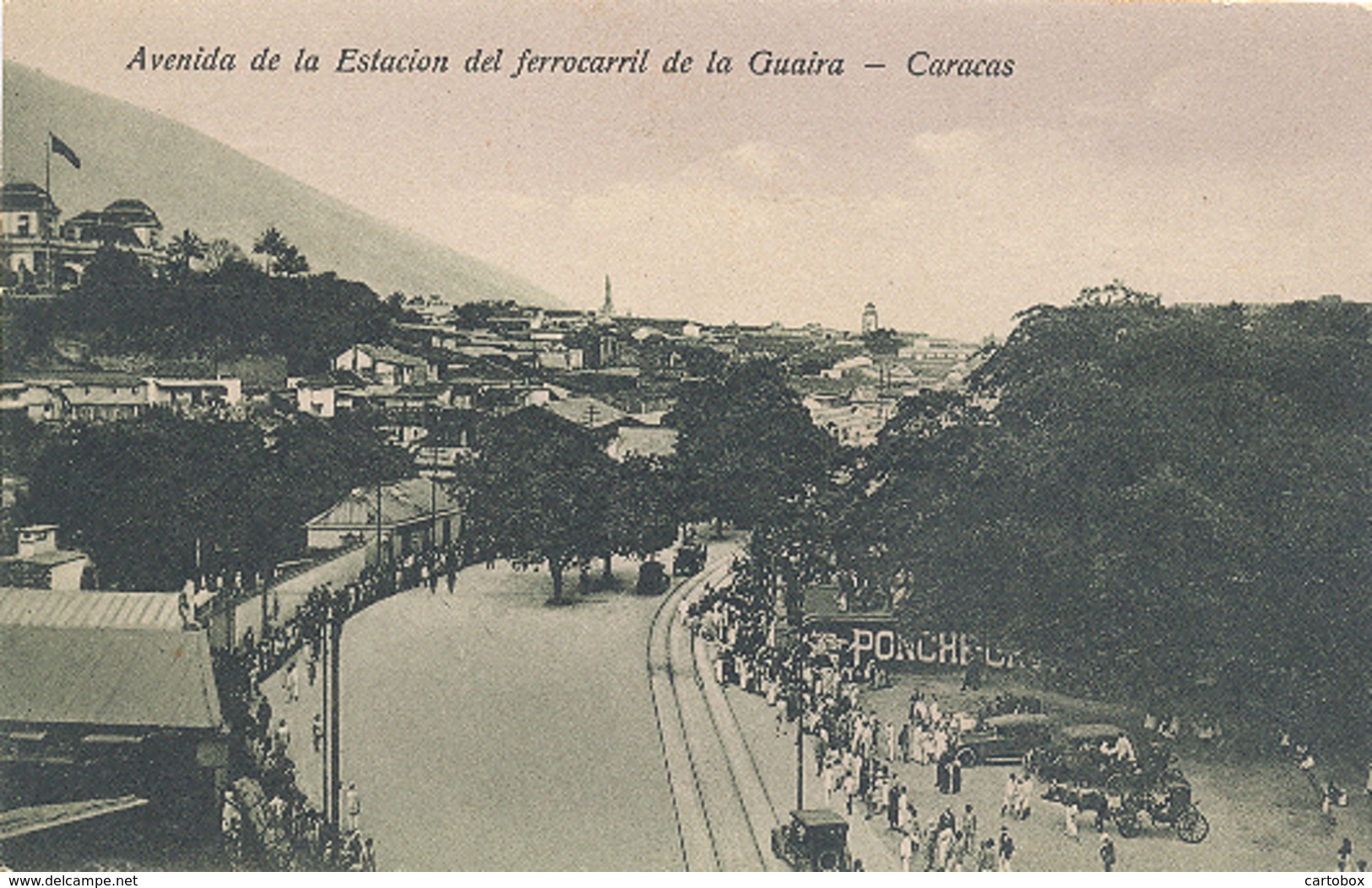 Caracas, Avenida De La Estacion Del Ferrocarril De La Guaira - Venezuela