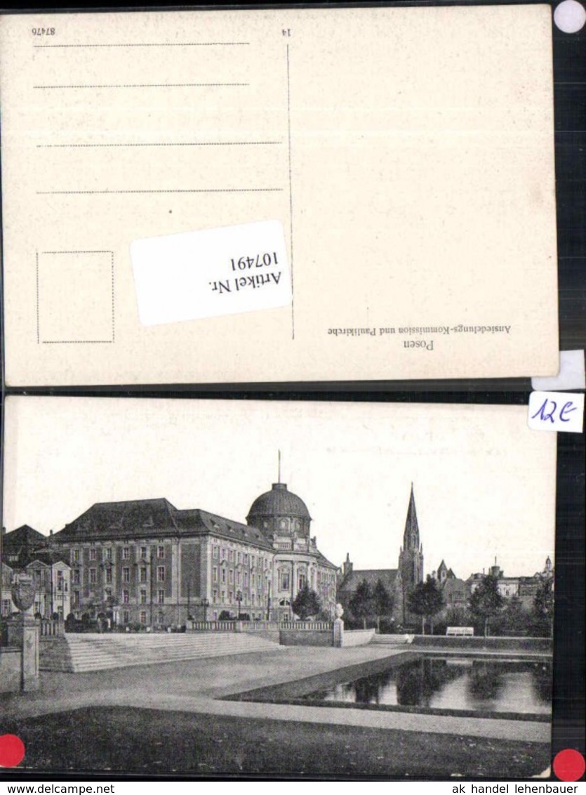107491,Posen Ansiedlungs Kommision Kirche - Posen