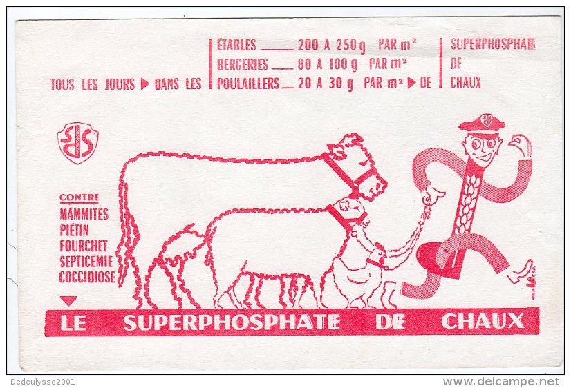 Juil16    75622       Buvard   Le Superphosphate De Chaux - Farm