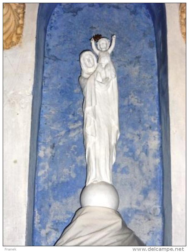 VAEcirq01 - Eglise De ST CIRQ LAPOPIE - Eglise Fortifiée - Statue La Vierge à L'Enfant - Saint-Cirq-Lapopie