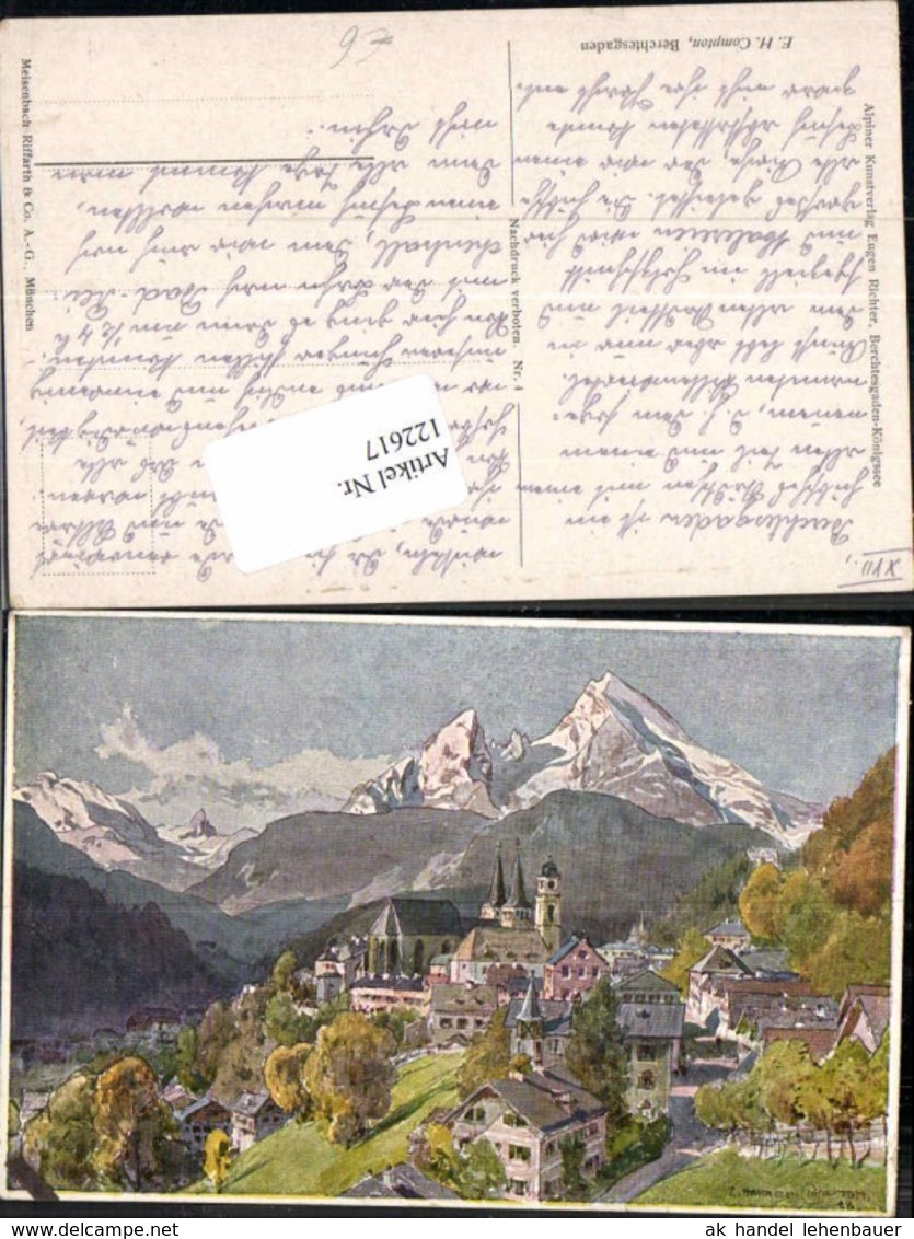 122617,E. Harrison Compton Berchtesgaden Bayern Tolle AK - Compton, E.T.