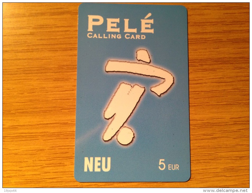 Rarer Prepaid Card - Pele Calling Card 5 Euro  Unused / Mint Card - Cellulari, Carte Prepagate E Ricariche