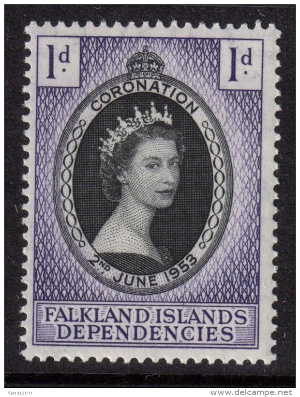 FALKLAND ISLANDS DEPENDENCIES 1953 QEII Coronation Omnibus - Mint Never Hinged - MNH ** - 7B1181 - Falkland