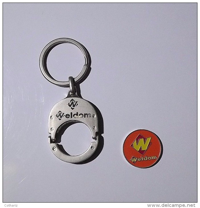 Porte Clef  Porte Jeton WELDOM - Key-rings