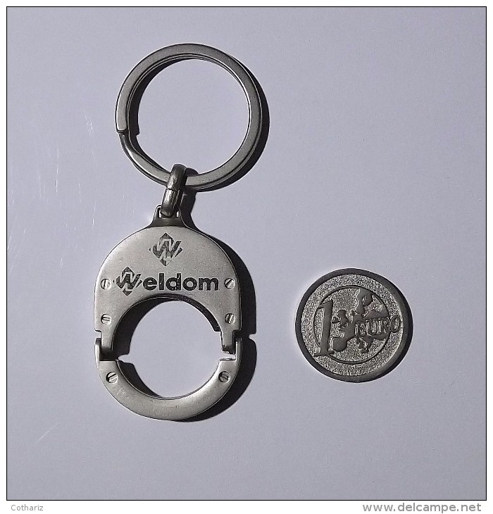 Porte Clef  Porte Jeton WELDOM - Key-rings