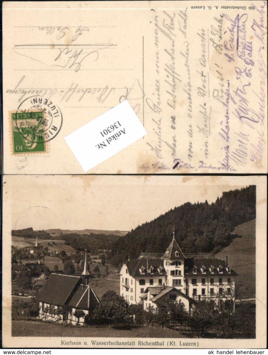 136301,Kurhaus Richtenthal Bei Reiden Langnau Kt Luzern - Reiden