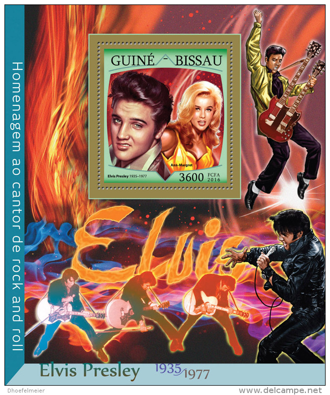 GUINEA BISSAU 2016 ** Elvis Presley S/S - OFFICIAL ISSUE - A1627 - Elvis Presley