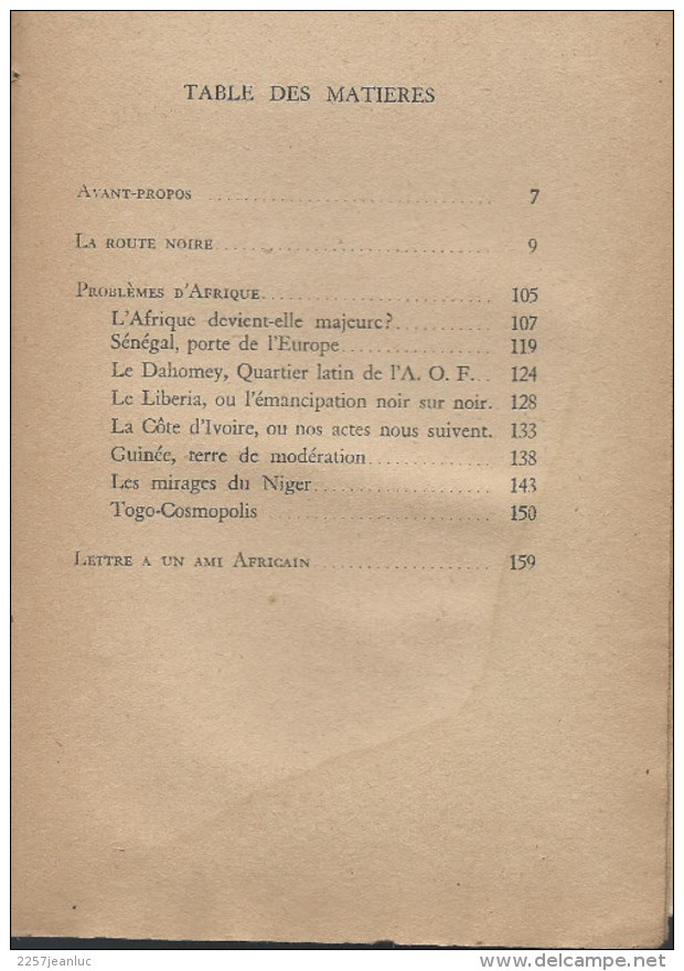 Livre De Emmanuel Mounier - L'Eveil De L' Afrique Noire     -   1948 - Histoire