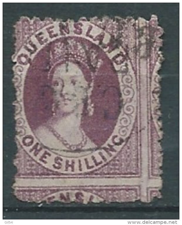 Queensland    -  Yvert  - N°11 Oblitéré Piquage Déplacé    Abc0718 - Used Stamps