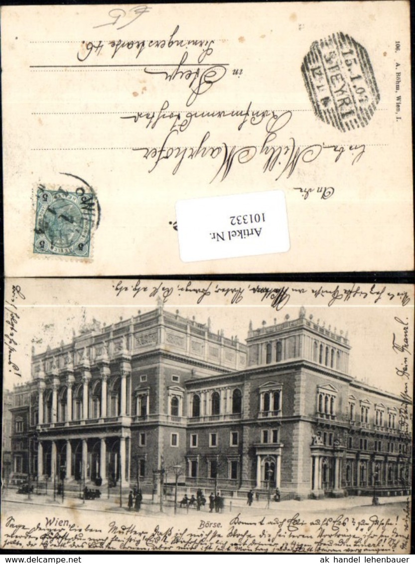 101332,Wien 1 B&ouml;rse 1904 - Sonstige & Ohne Zuordnung