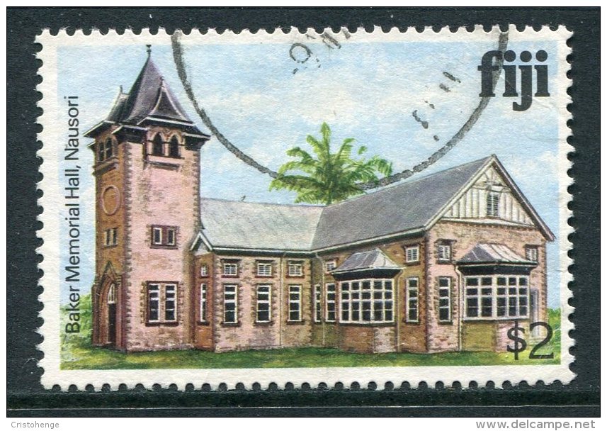 Fiji 1979-94 Architecture - No Imprint Date - $2 Baker Memorial Hall Used (SG 595A) - Fiji (1970-...)