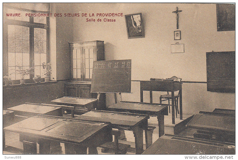 Wavre - Pensionnat Des Soeurs De La Providence - Salle De Classe - Waver