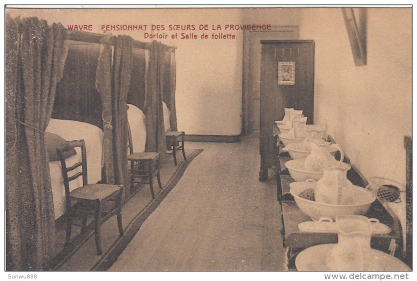 Wavre - Pensionnat Des Soeurs De La Providence - Dortoir Et Salle De Toilette - Wavre