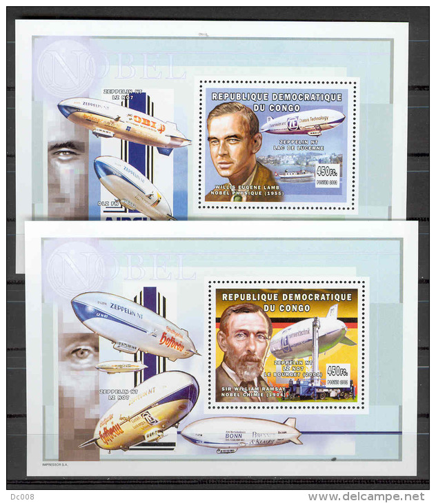 COB 2145/46+BL236/37+BL238 Nobel Prize Winners 2002 MNH - Ongebruikt