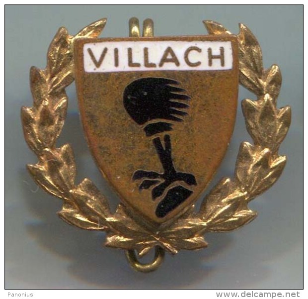 Volleyball, Pallavolo, Voleibol - VILLACH, Austria, Enamel, Vintage Pin, Badge - Volleyball