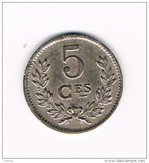 °°° LETZEMBURG  5 CENTIMES 1924 - Luxemburg