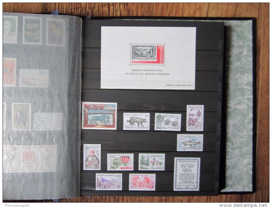 VEND BELLE COLLECTION TIMBRES D ´ ANDORRE FRANCAIS , ANNEES 1978 - 1986 COMPLETES , NEUFS SANS CHARNIERE !!!! - Collections