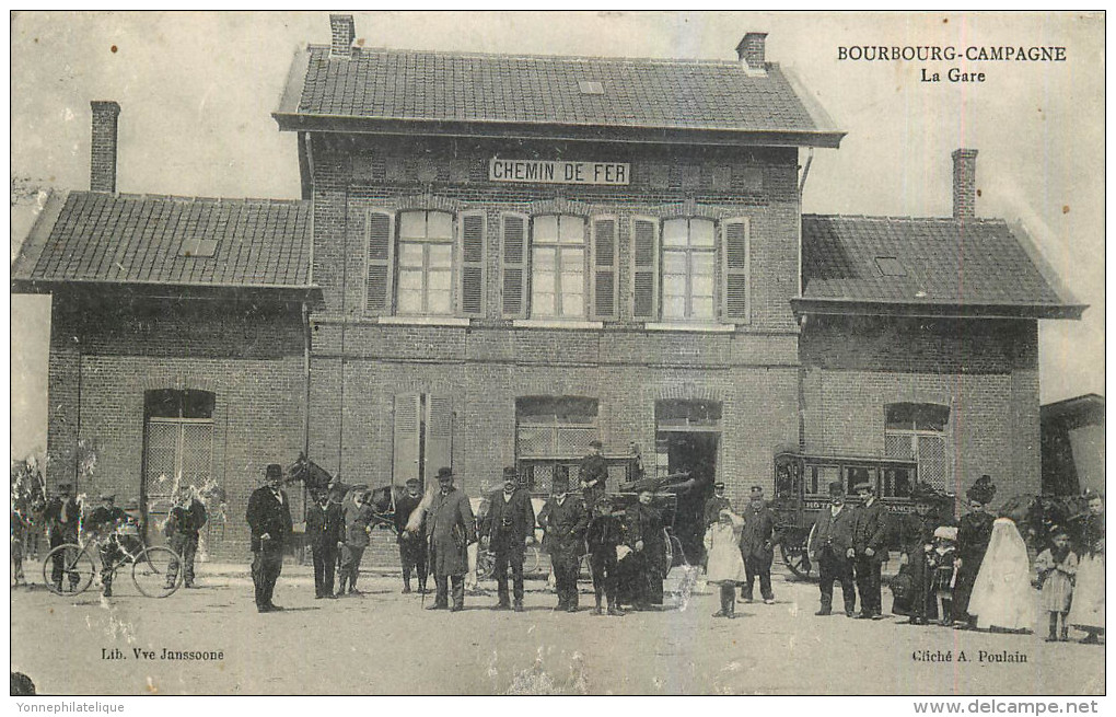 59 - NORD - Bourbourg - Campagne - Gare - Chemin De Fer - Petit Défaut - Autres & Non Classés