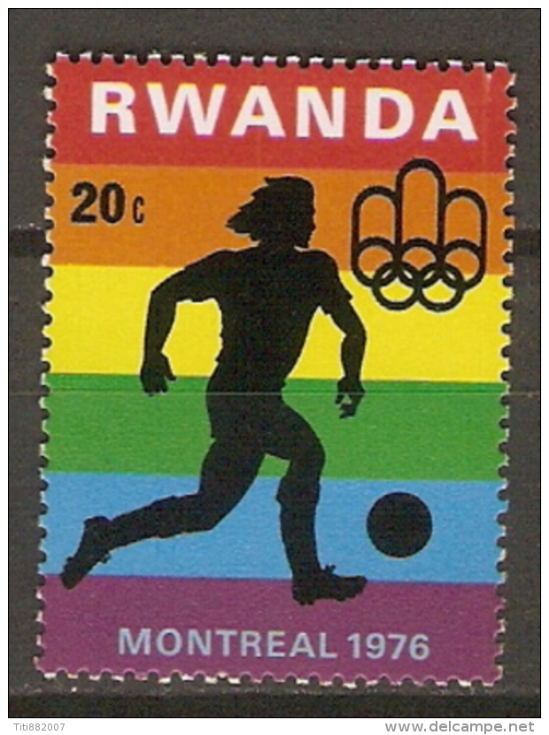 RUANDA     -    FOOTBALL   -   Montreal 1976  .  Neuf * - Neufs