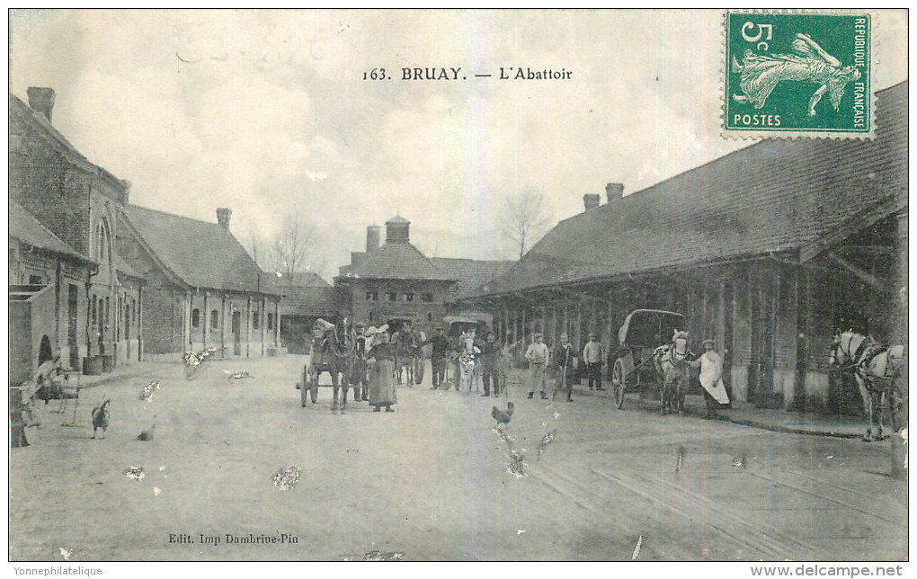 59 - NORD - Bray Sur L'Escault - Abattoir - Bruay Sur Escaut