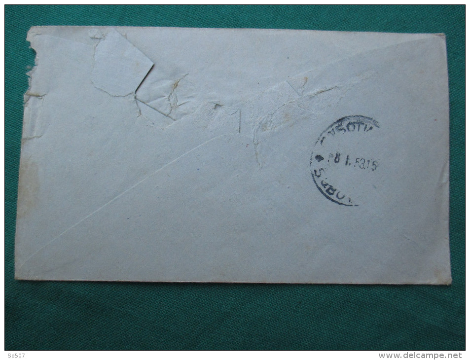 T6-Cover,Enelope- London S.W.I.,England To Subotica,Serbia,Yugoslavia 1953. - Covers & Documents