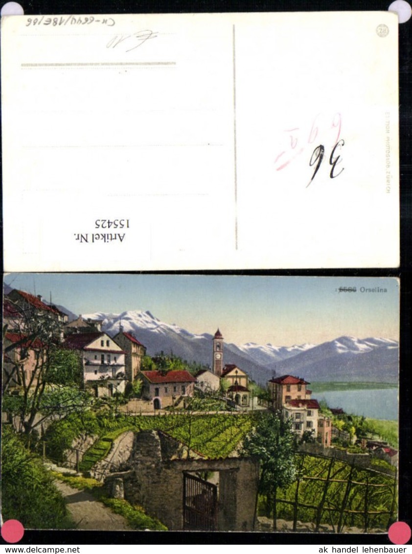 155425,Orselina Ortsansicht Kt Tessin - Orselina